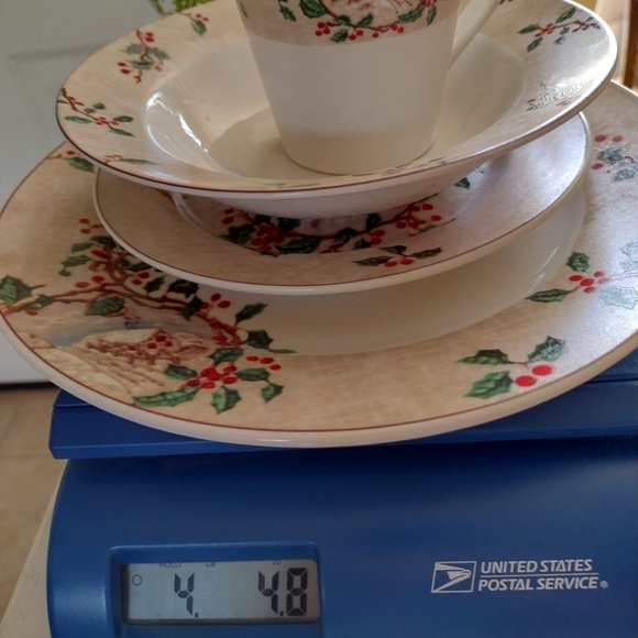 4th set of 4. Dinnerware "Home Sweet Home" memories. Sold by individual set. - Picture 12 of 16